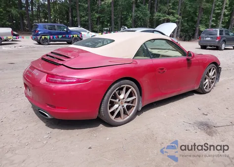 2013 Porsche 911 Carrera из США, поврежденный, VIN WP0CA2A91DS141592